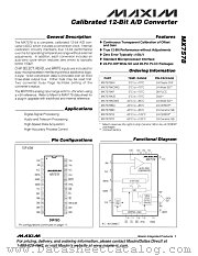 MX7578 datasheet pdf MAXIM - Dallas Semiconductor