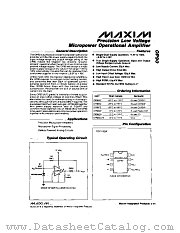 OP90 datasheet pdf MAXIM - Dallas Semiconductor