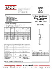 60S8 datasheet pdf Micro Commercial Components