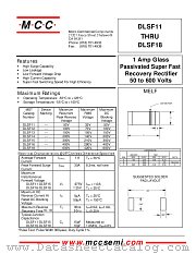 DLSF13 datasheet pdf Micro Commercial Components