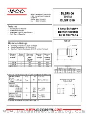 DLSR1010 datasheet pdf Micro Commercial Components