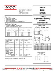 ER10B datasheet pdf Micro Commercial Components