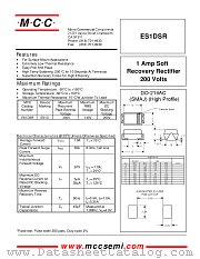 ES1DSR datasheet pdf Micro Commercial Components