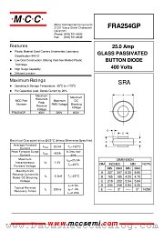 FRA254GP datasheet pdf Micro Commercial Components