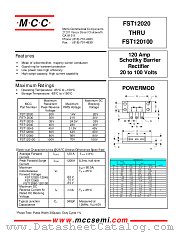 FST12020 datasheet pdf Micro Commercial Components