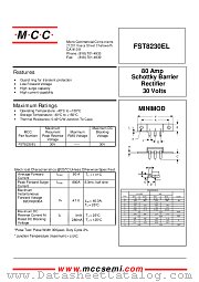 FST8230EL datasheet pdf Micro Commercial Components