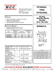FST83100SL datasheet pdf Micro Commercial Components