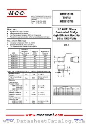 HDB103G datasheet pdf Micro Commercial Components