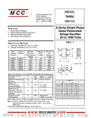 MB8S datasheet pdf Micro Commercial Components