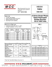 MB05M datasheet pdf Micro Commercial Components