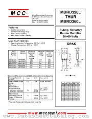 MBRD340L datasheet pdf Micro Commercial Components