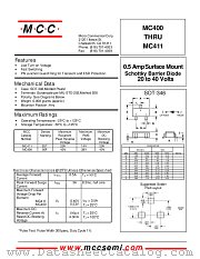 MC400 datasheet pdf Micro Commercial Components