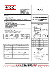 MC420 datasheet pdf Micro Commercial Components