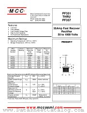 PF356 datasheet pdf Micro Commercial Components