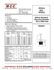 PF505L datasheet pdf Micro Commercial Components