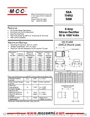 S8G datasheet pdf Micro Commercial Components