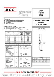 SF57 datasheet pdf Micro Commercial Components
