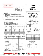 SK310A datasheet pdf Micro Commercial Components