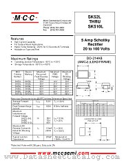 SK54L datasheet pdf Micro Commercial Components