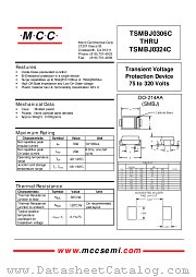 TSMBJ0306C datasheet pdf Micro Commercial Components