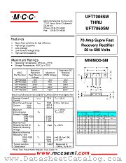 UFT7060SM datasheet pdf Micro Commercial Components