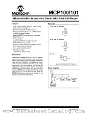 MCP101 datasheet pdf Microchip