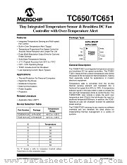 TC651 datasheet pdf Microchip