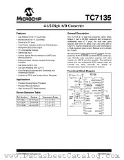 TC7135 datasheet pdf Microchip