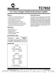 TC7652 datasheet pdf Microchip