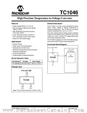 TC1046 datasheet pdf Microchip