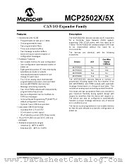 MCP25055 datasheet pdf Microchip