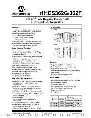 RFHCS362G datasheet pdf Microchip