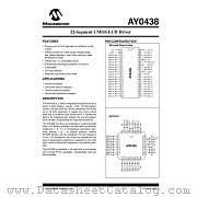AY0438 datasheet pdf Microchip