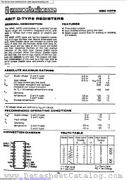 MMC4076 datasheet pdf Microelectronica
