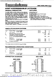 MMC4099 datasheet pdf Microelectronica