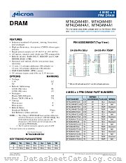 MT4C4M4B1TG-6S datasheet pdf Micron Technology