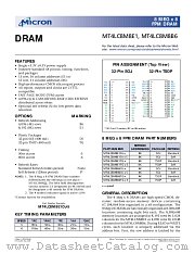 MT4LC8M8E1DJ-6S datasheet pdf Micron Technology