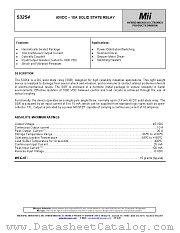 53254 datasheet pdf Micropac Industries