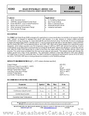 53262 datasheet pdf Micropac Industries