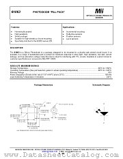 61063 datasheet pdf Micropac Industries