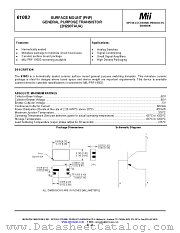 61083-102 datasheet pdf Micropac Industries