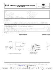 62033-102 datasheet pdf Micropac Industries