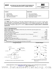 66005-101 datasheet pdf Micropac Industries