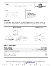 66186-003 datasheet pdf Micropac Industries