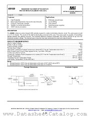 66189-105 datasheet pdf Micropac Industries