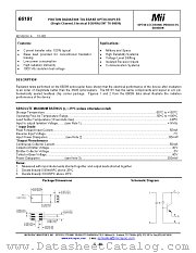 66191-001 datasheet pdf Micropac Industries