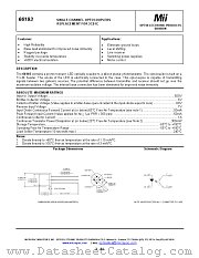 66193-001 datasheet pdf Micropac Industries