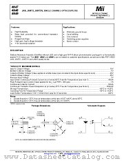 4N47 datasheet pdf Micropac Industries