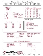JAN1N3649 datasheet pdf Microsemi
