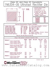 1N6306HCE datasheet pdf Microsemi